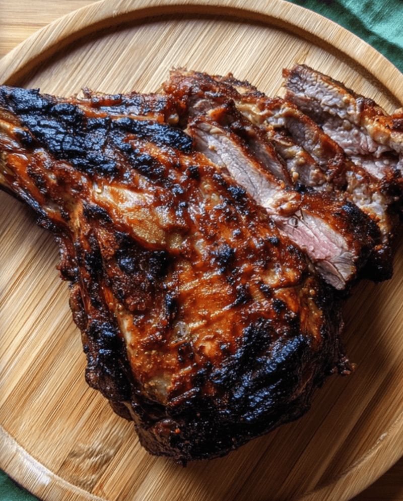 Boned Leg of Lamb on the Grill