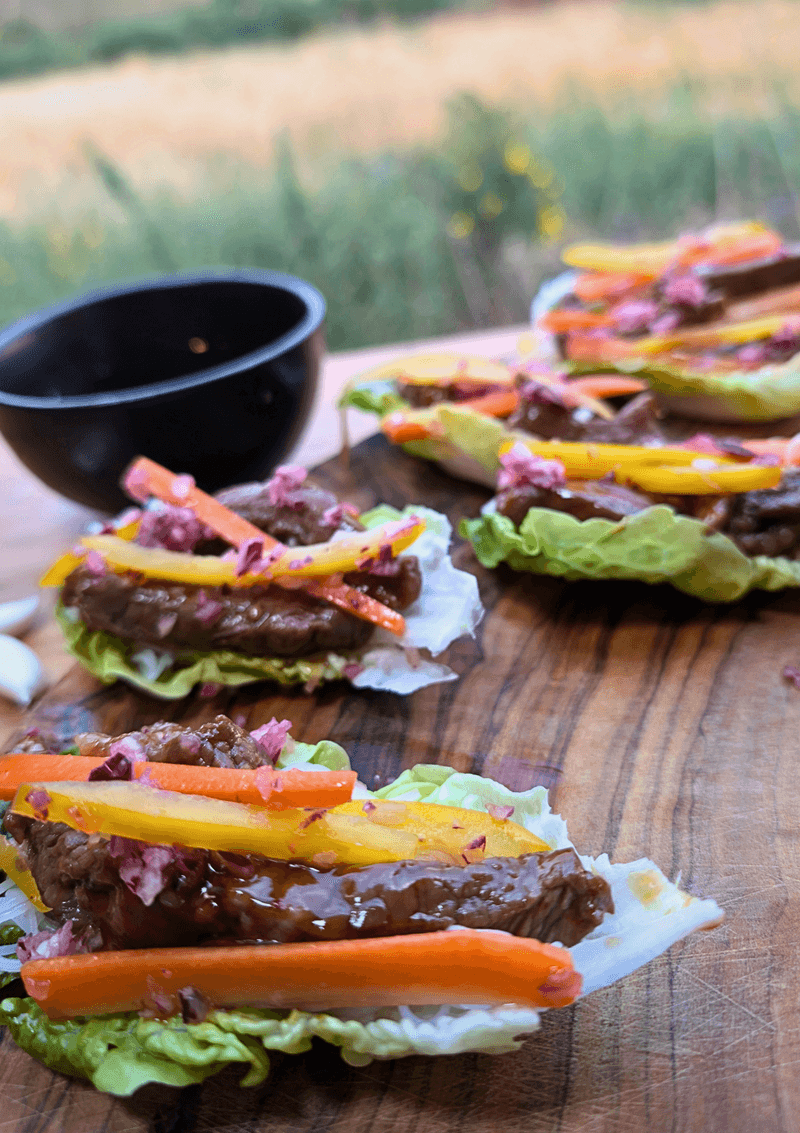Hoisin Beef Lettuce Wraps
