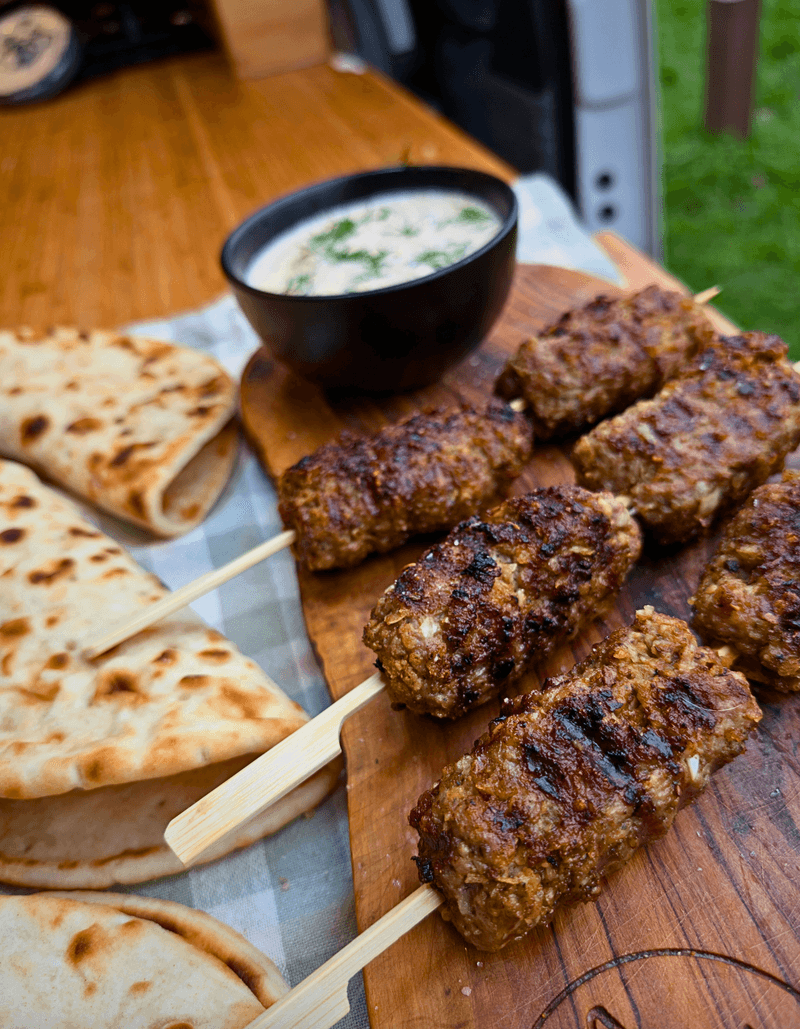 Lamb Koftas With Yoghurt Dip
