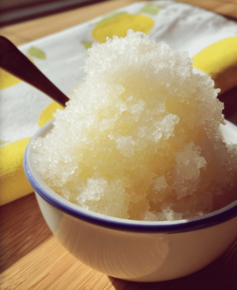Lemon Granita (Granita di Limone)