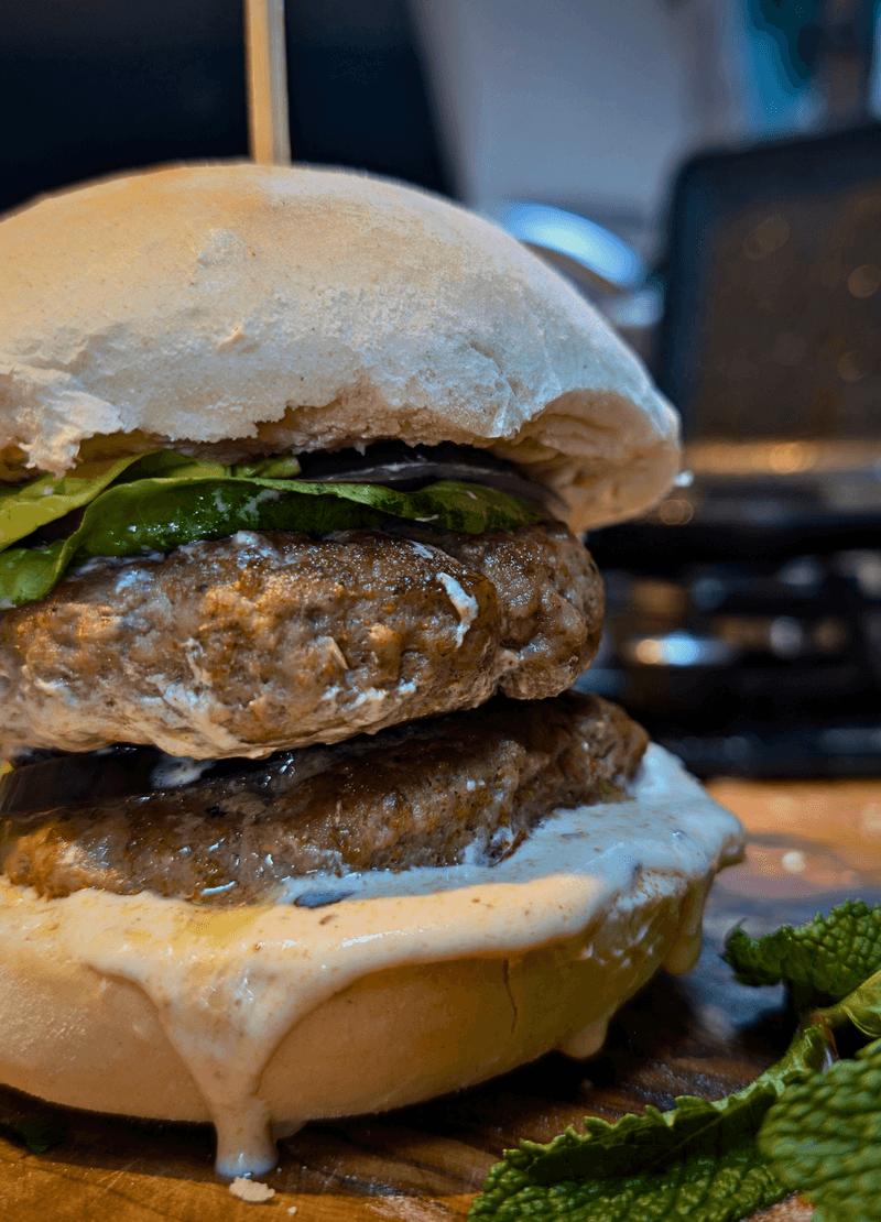 Moroccan Lamb Mini Burgers