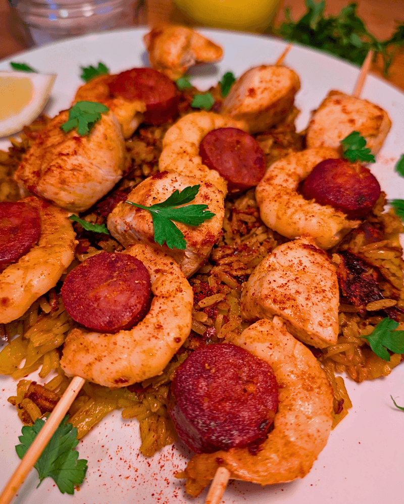 Paella Skewers