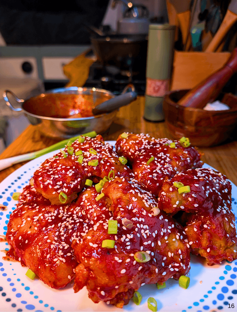 Sticky Korean Chicken