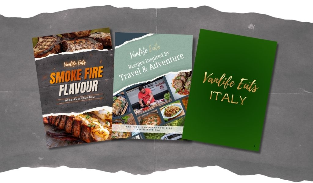 Vanlife Eats Cookbooks — Smoke Fire Flavour, Recipes Inspired By Travel & Adventure, Vanlife Eats Italy
