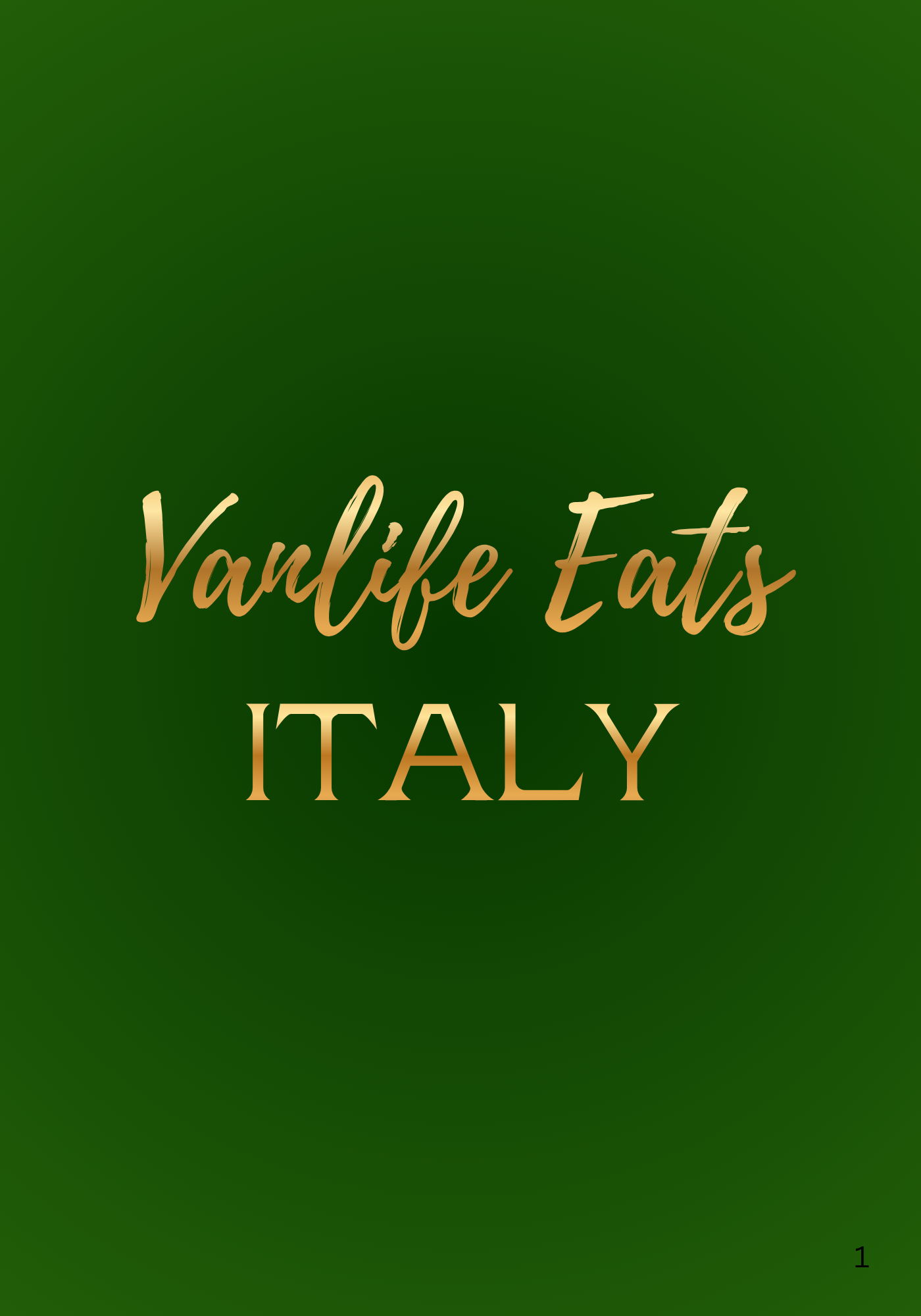 Vanlife Eats Italy